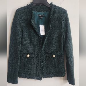 SAKS FIFTH AVENUETweed Long Sleeve Jacket